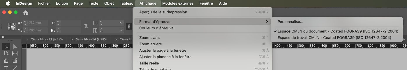 InDesign: préparation du fichier pour l'impression. Espace Graphic 